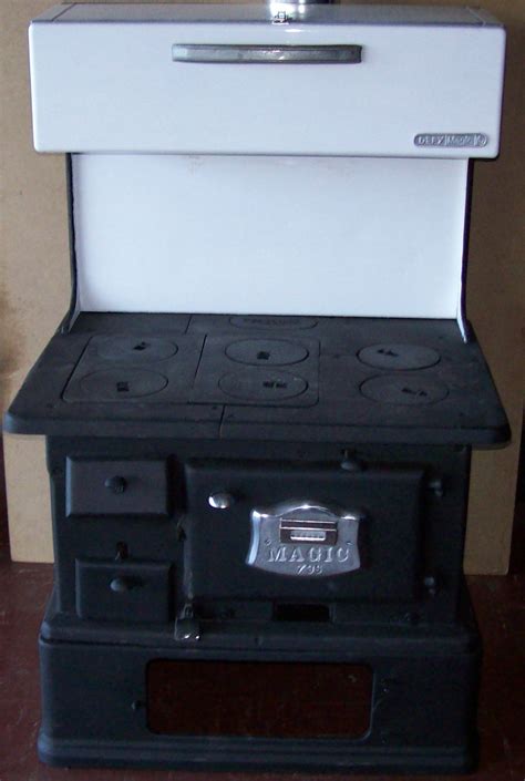 kitchen coal stove with gas burners